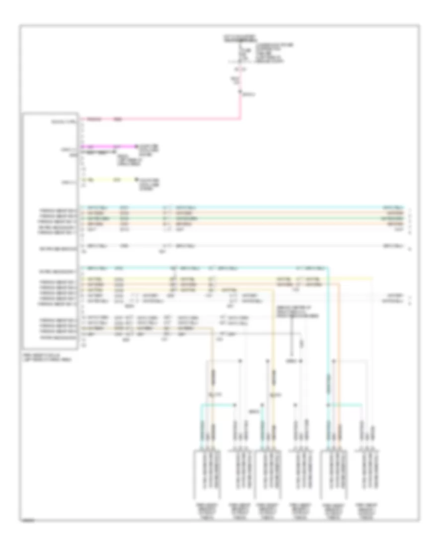 Parking Assistant Wiring Diagram 1 of 2 for Jeep Cherokee Latitude 2014