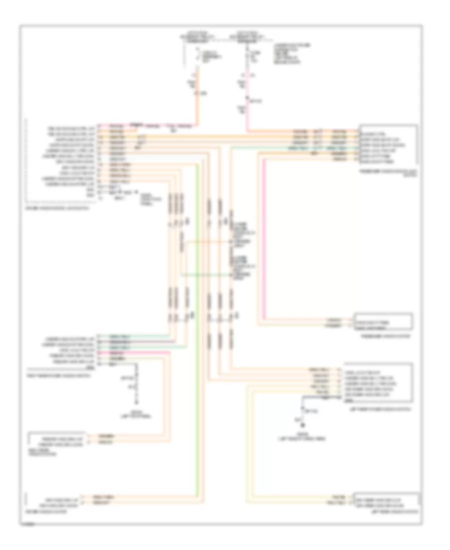 Power Windows Wiring Diagram Base for Jeep Cherokee Latitude 2014