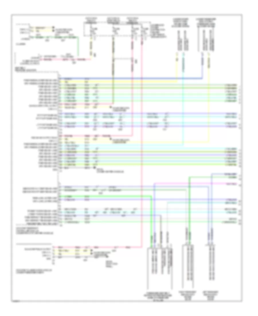 Supplemental Restraints Wiring Diagram 1 of 3 for Jeep Cherokee Latitude 2014