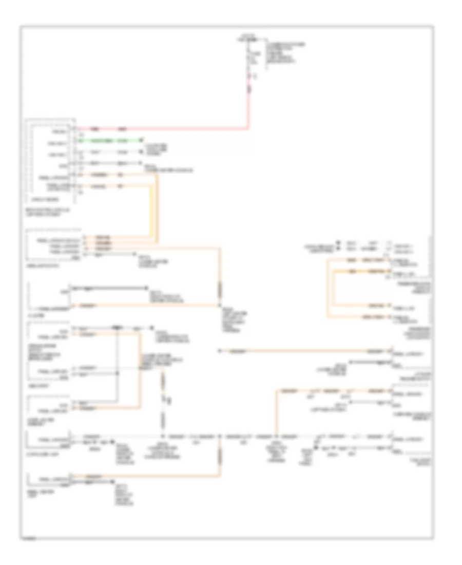 Instrument Illumination Wiring Diagram for Jeep Cherokee Limited 2014