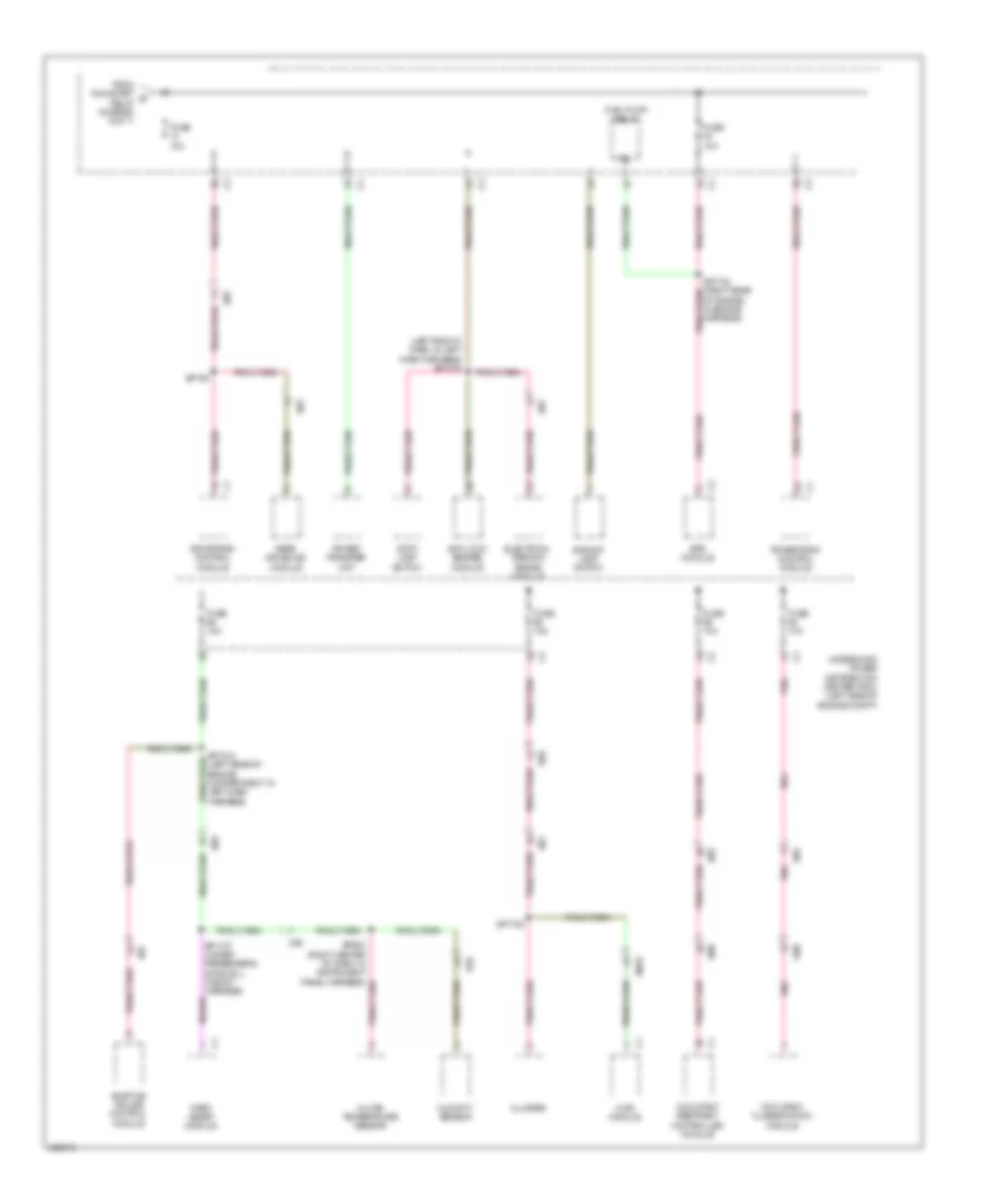 Power Distribution Wiring Diagram (7 of 7) for Jeep Cherokee Limited 2014