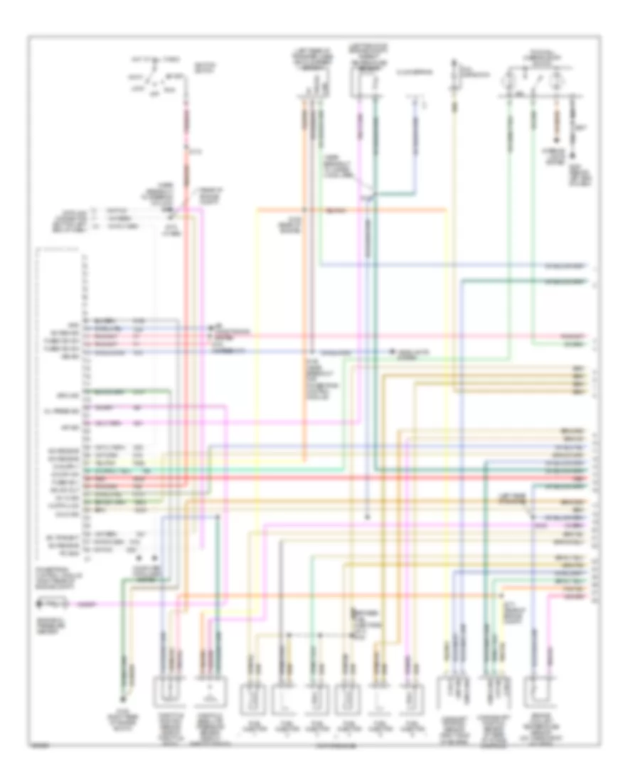 4 0L Engine Performance Wiring Diagram 1 of 4 for Jeep Wrangler Rubicon 2006