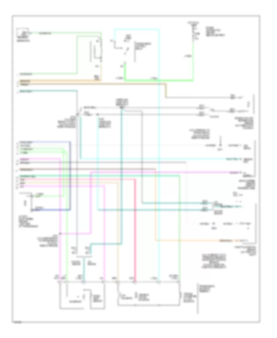 Transmission Wiring Diagram (2 of 2) for Jeep Grand Cherokee Laredo 1997