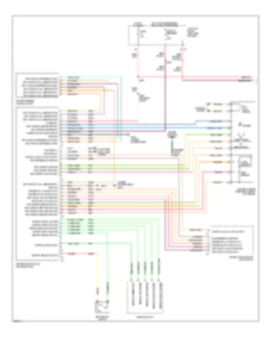 Memory Systems Wiring Diagram 2 of 3 for Jeep Grand Cherokee Laredo 2009