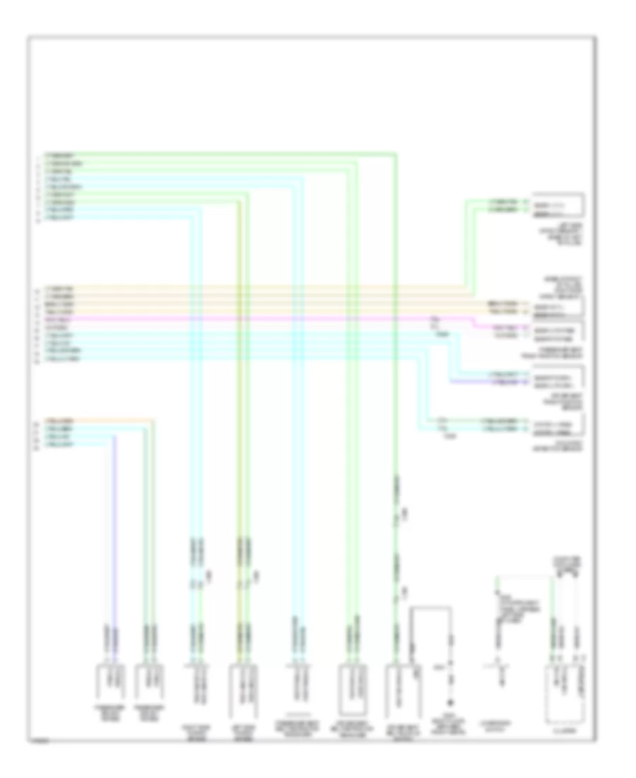 Supplemental Restraints Wiring Diagram 2 of 2 for Jeep Wrangler Sahara 2011
