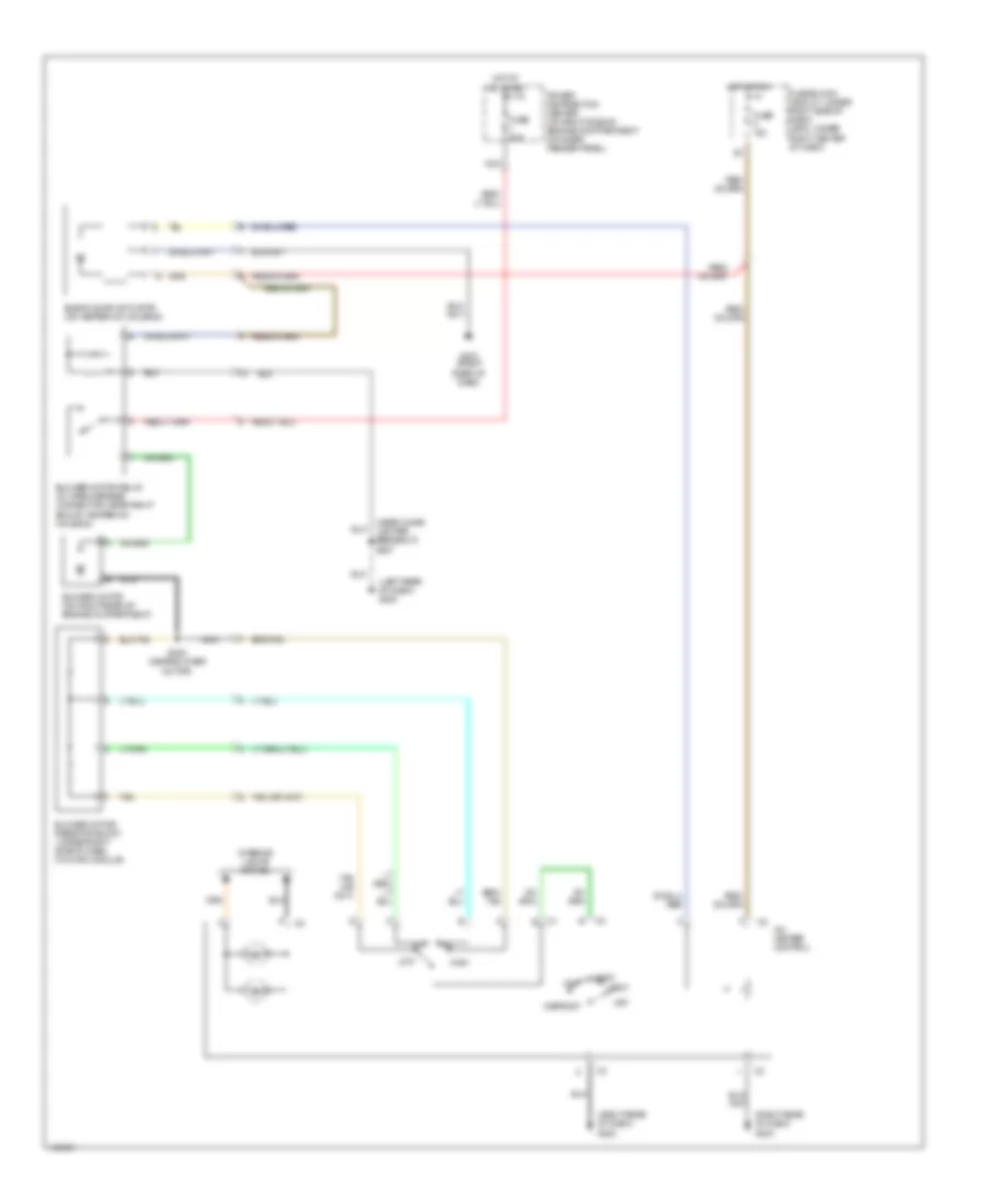 схема нагревателя для Jeep Wrangler Sahara 2002