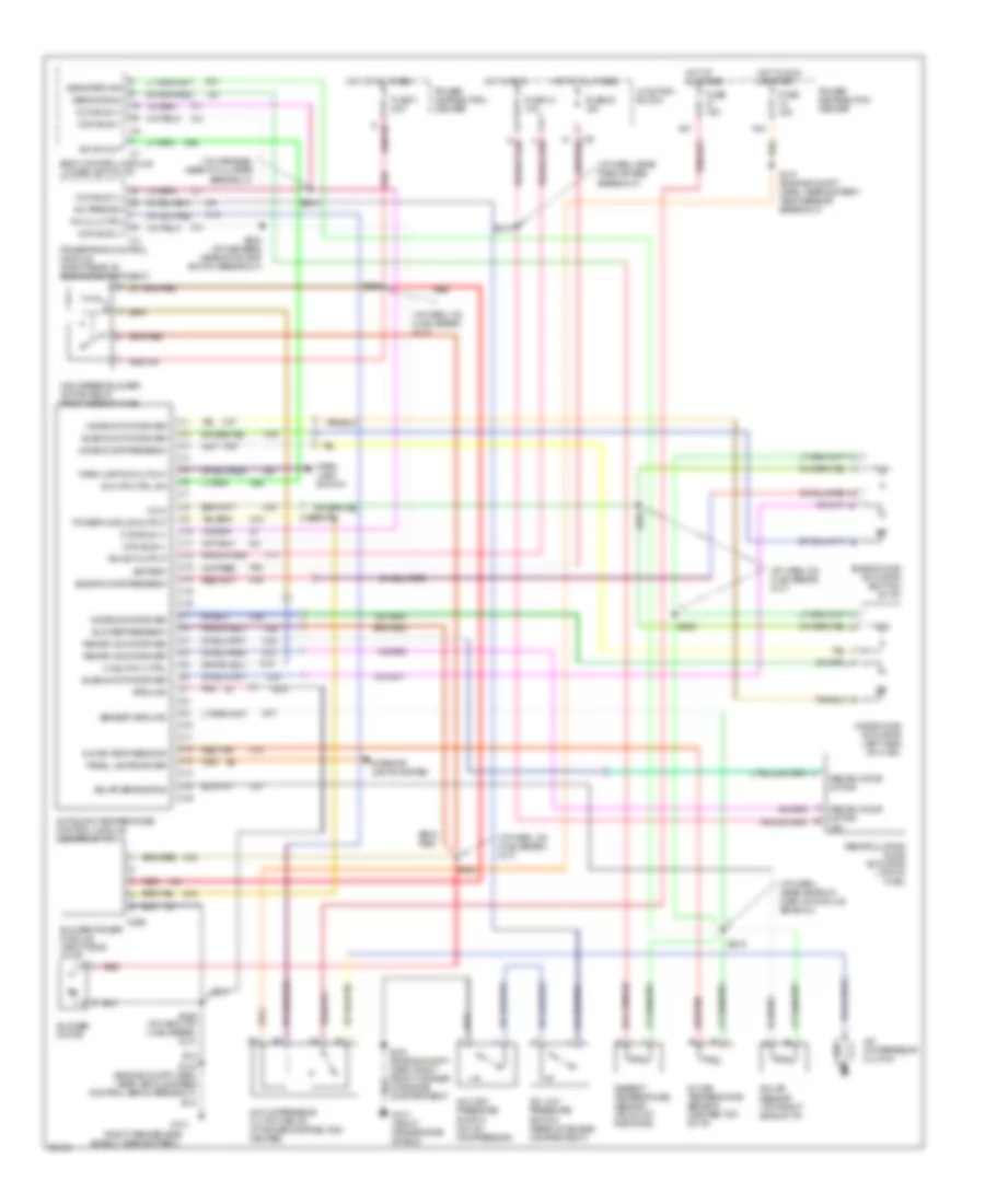 Air Conditioning Wiring Diagrams Auto A C for Jeep Grand Cherokee Limited 1997