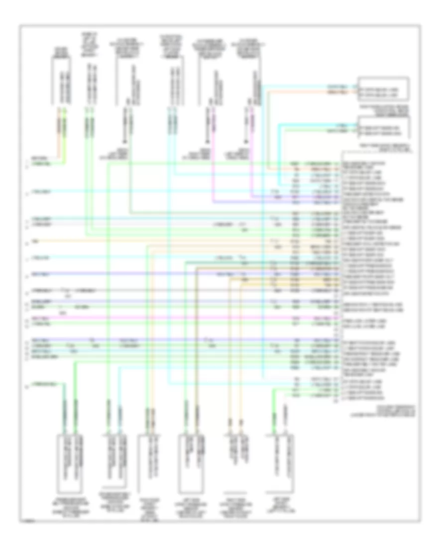 Supplemental Restraints Wiring Diagram 3 of 3 for Jeep Cherokee Sport 2014