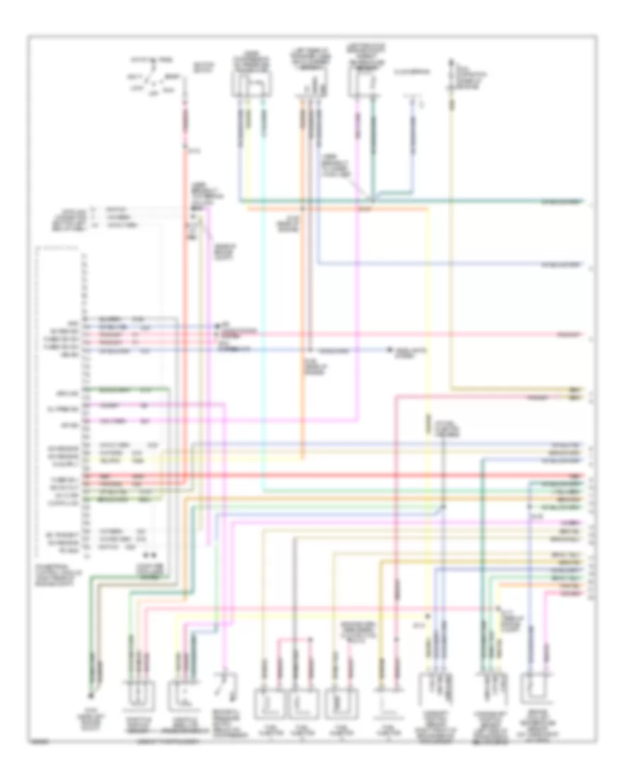 2 4L Engine Performance Wiring Diagram 1 of 3 for Jeep Wrangler SE 2006
