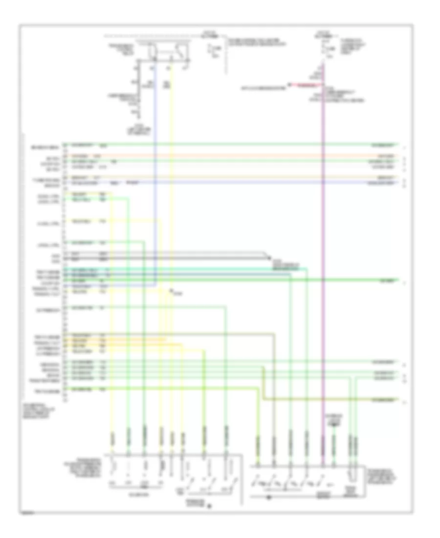 A T Wiring Diagram 1 of 2 for Jeep Wrangler SE 2006
