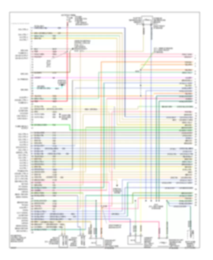 6.1L, Engine Performance Wiring Diagram (1 of 6) for Jeep Grand Cherokee Limited 2009