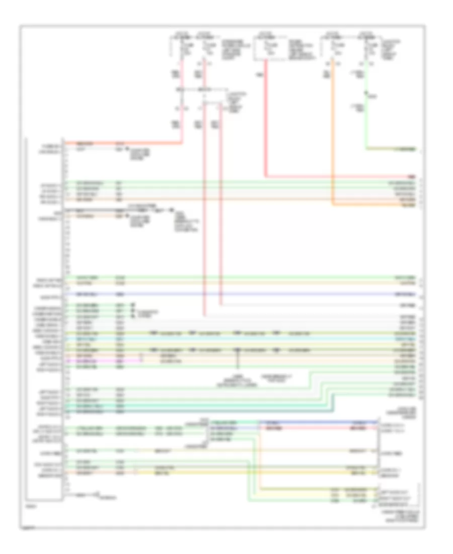 Radio Wiring Diagram Premium 1 of 3 for Jeep Grand Cherokee Limited 2009