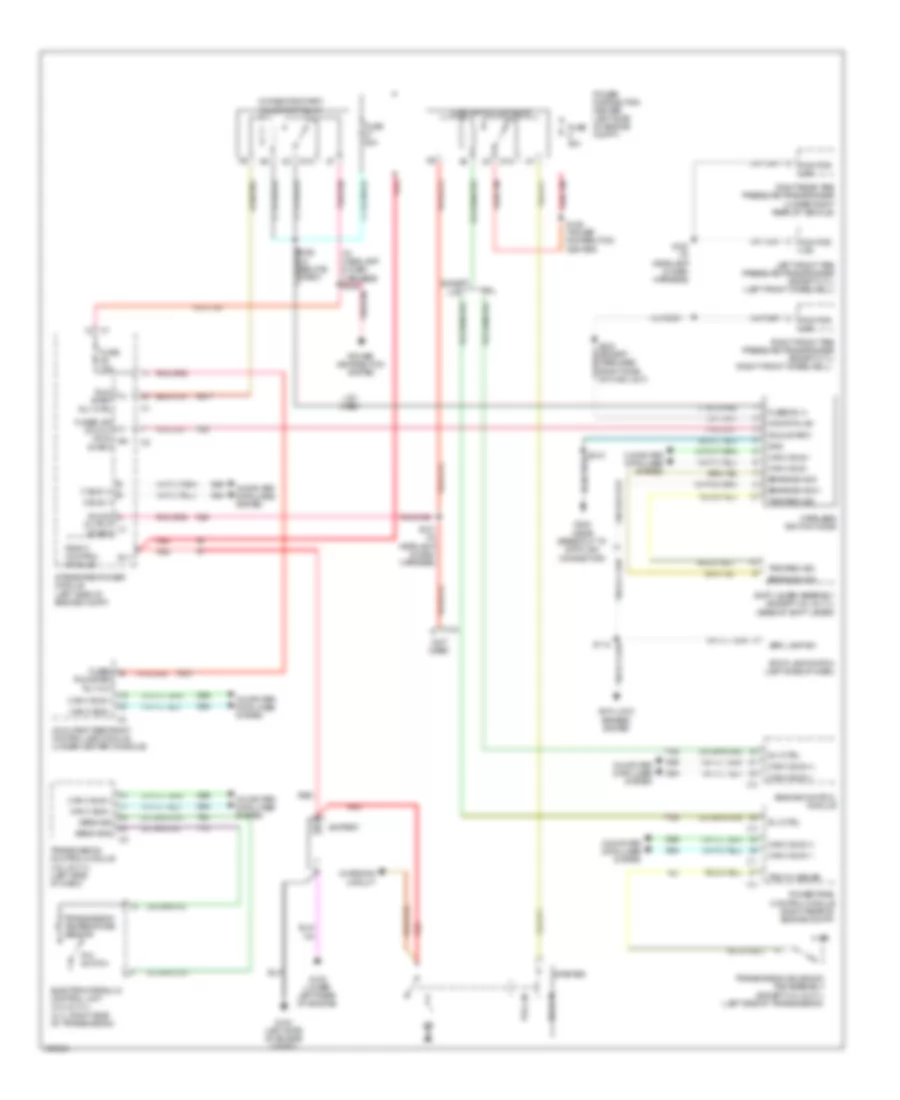 Starting Wiring Diagram for Jeep Grand Cherokee Limited 2009