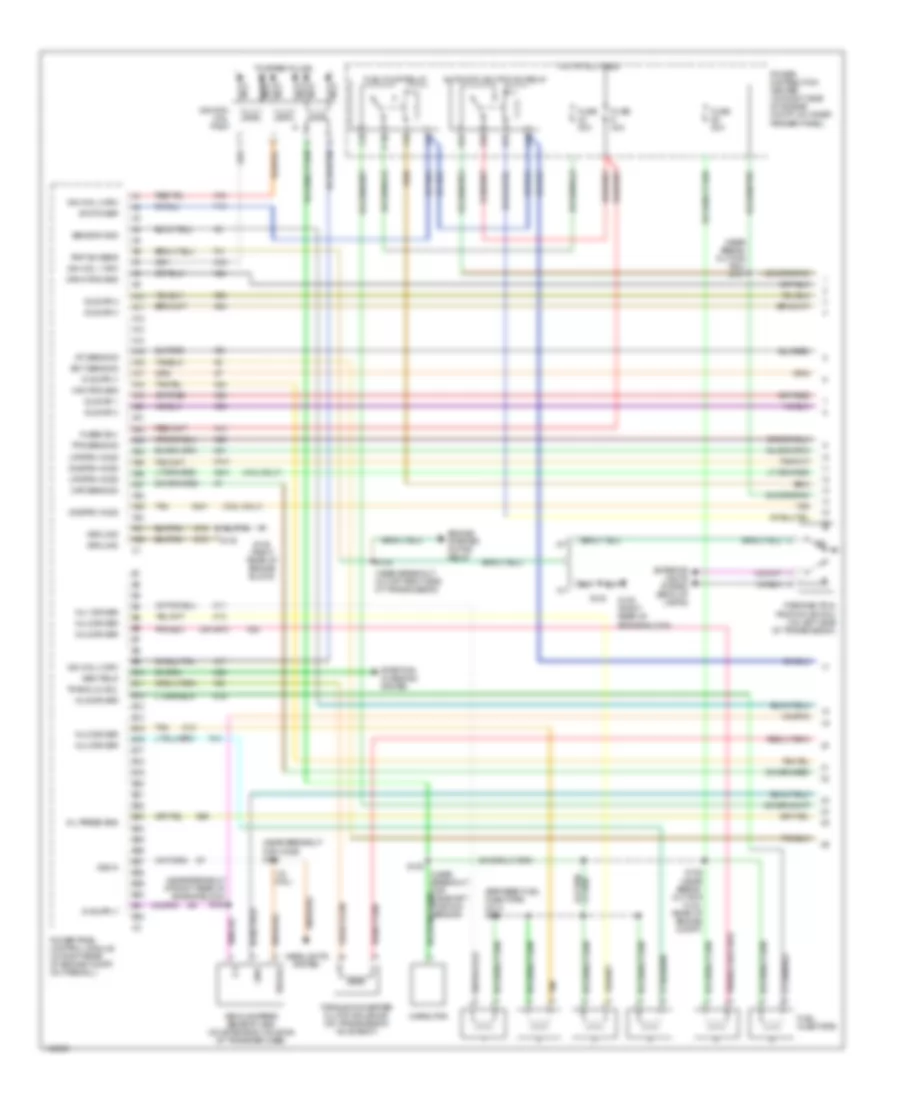 4 0L Engine Performance Wiring Diagrams 1 of 3 for Jeep Wrangler SE 2002