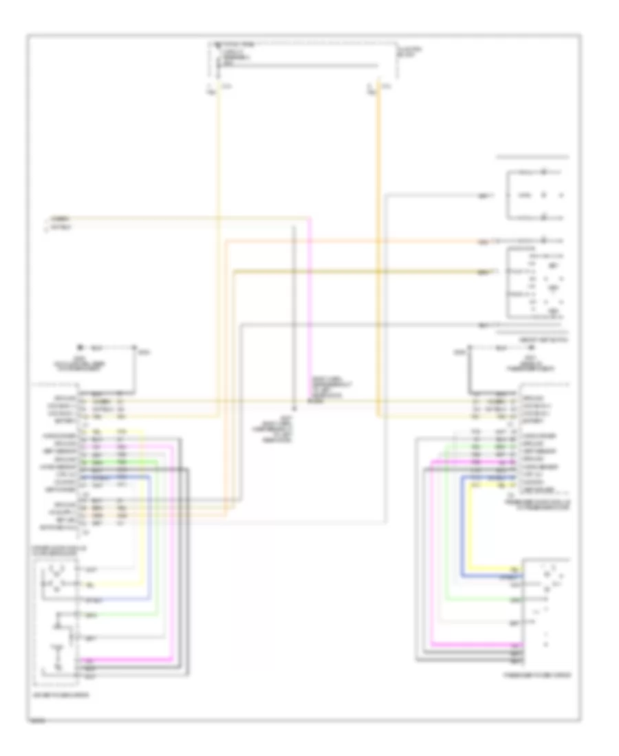 Memory System Wiring Diagrams 2 of 2 for Jeep Grand Cherokee TSi 1997