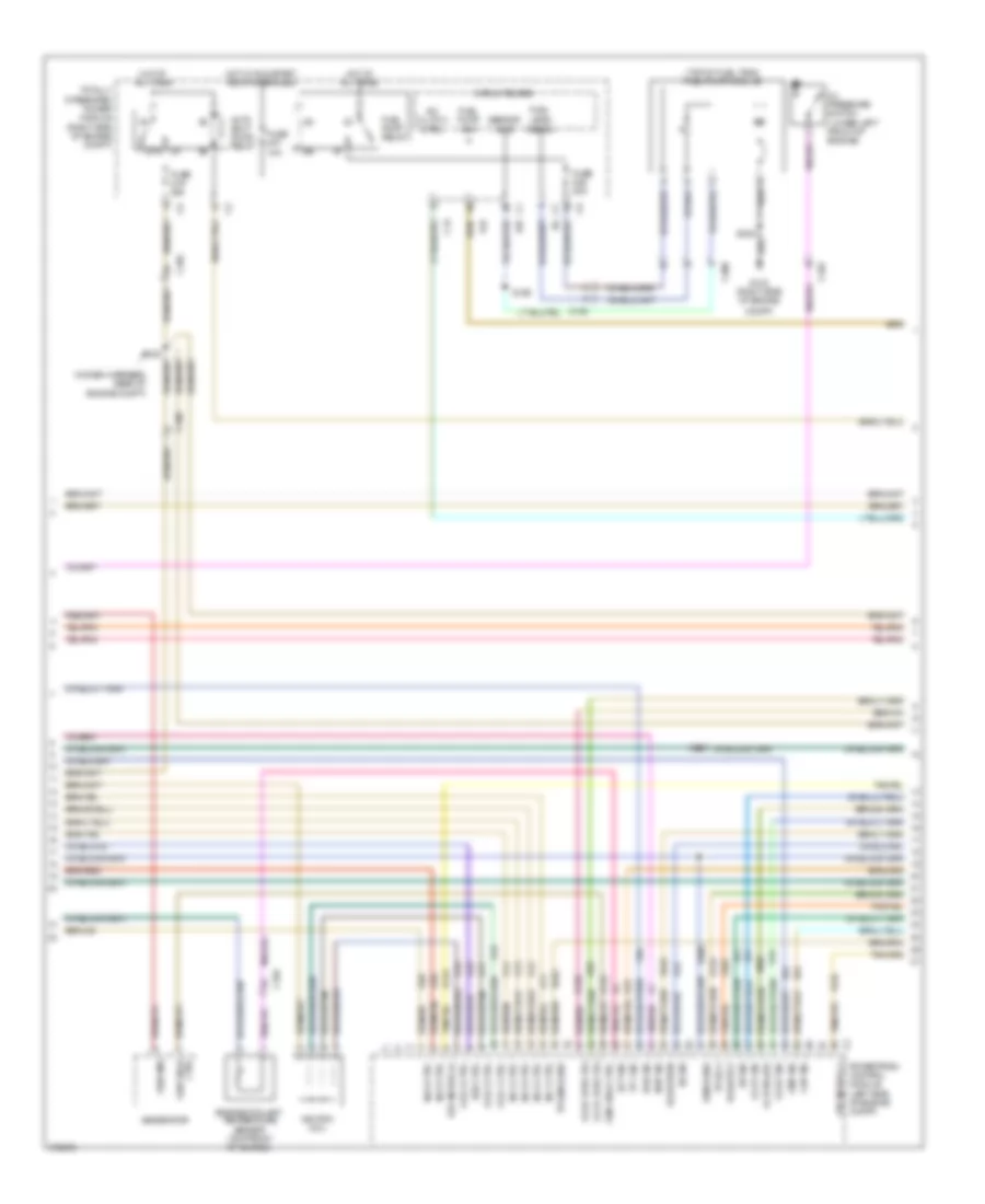 3.8L, Engine Performance Wiring Diagram (2 of 5) for Jeep Wrangler Unlimited Rubicon 2011