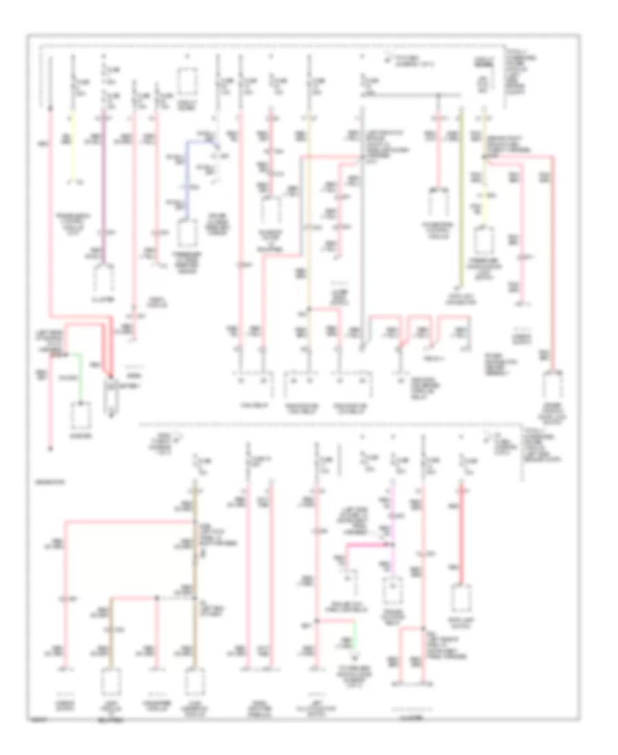 Power Distribution Wiring Diagram 1 of 3 for Jeep Compass Latitude 2014