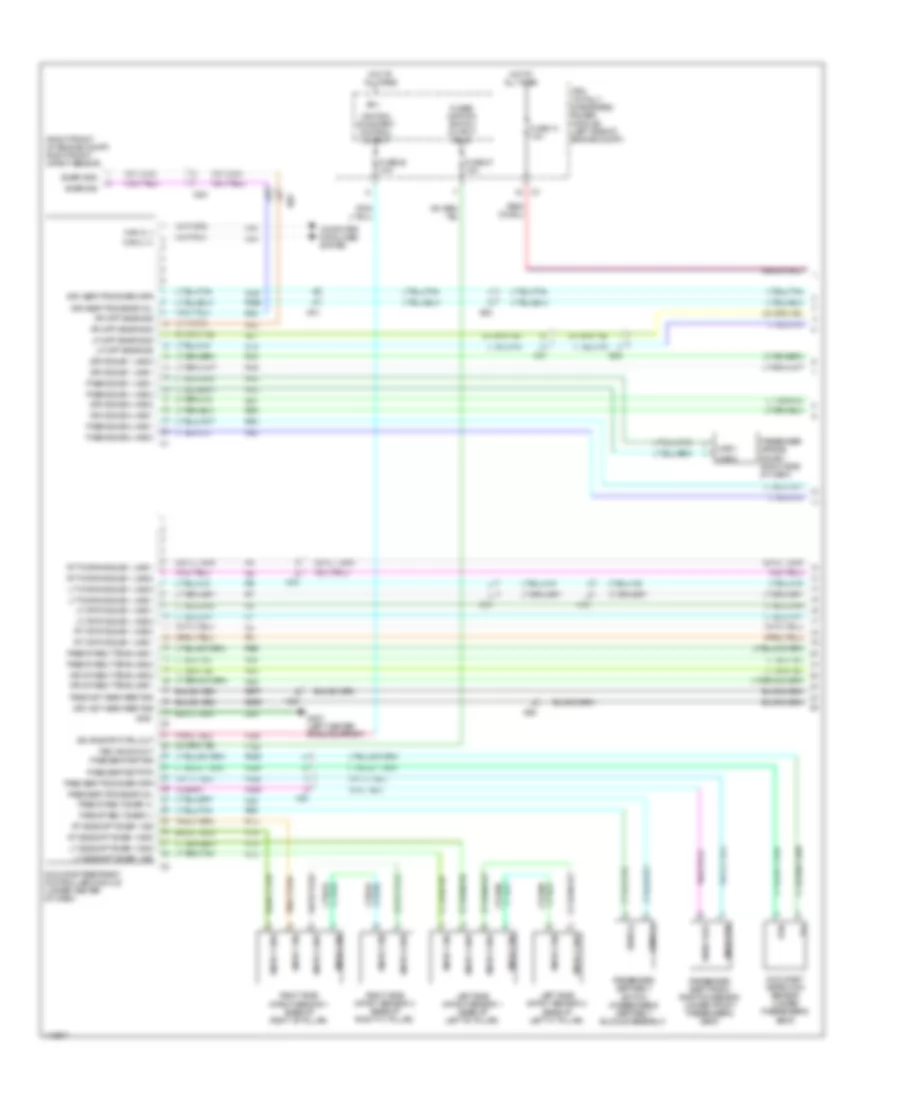 Supplemental Restraints Wiring Diagram 1 of 2 for Jeep Compass Latitude 2014