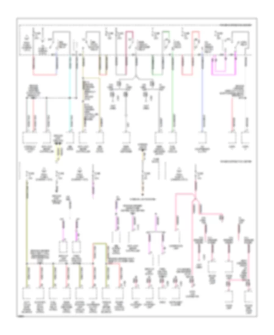 Power Distribution Wiring Diagram 2 of 2 for Jeep Wrangler SE 1997