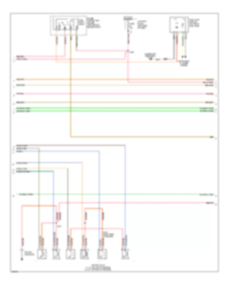 3.7L, Engine Performance Wiring Diagram (4 of 5) for Jeep Grand Cherokee SRT-8 2009