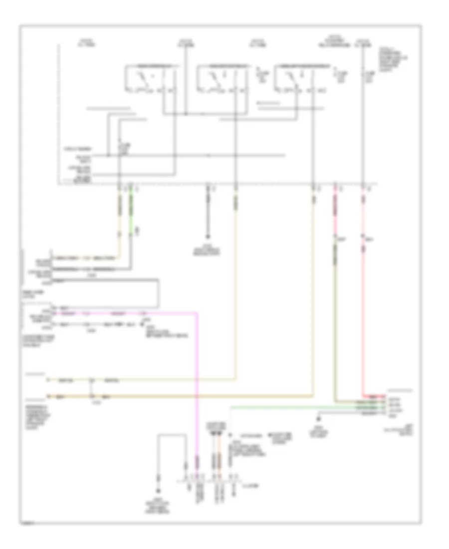 Rear WiperWasher Wiring Diagram for Jeep Wrangler Unlimited Sahara 2011