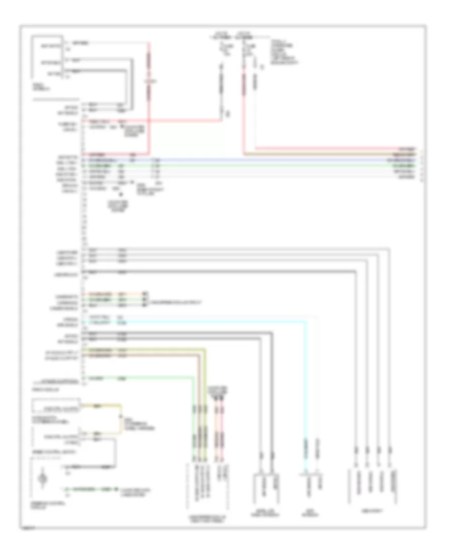 Radio Wiring Diagram Premium 1 of 2 for Jeep Compass Limited 2014