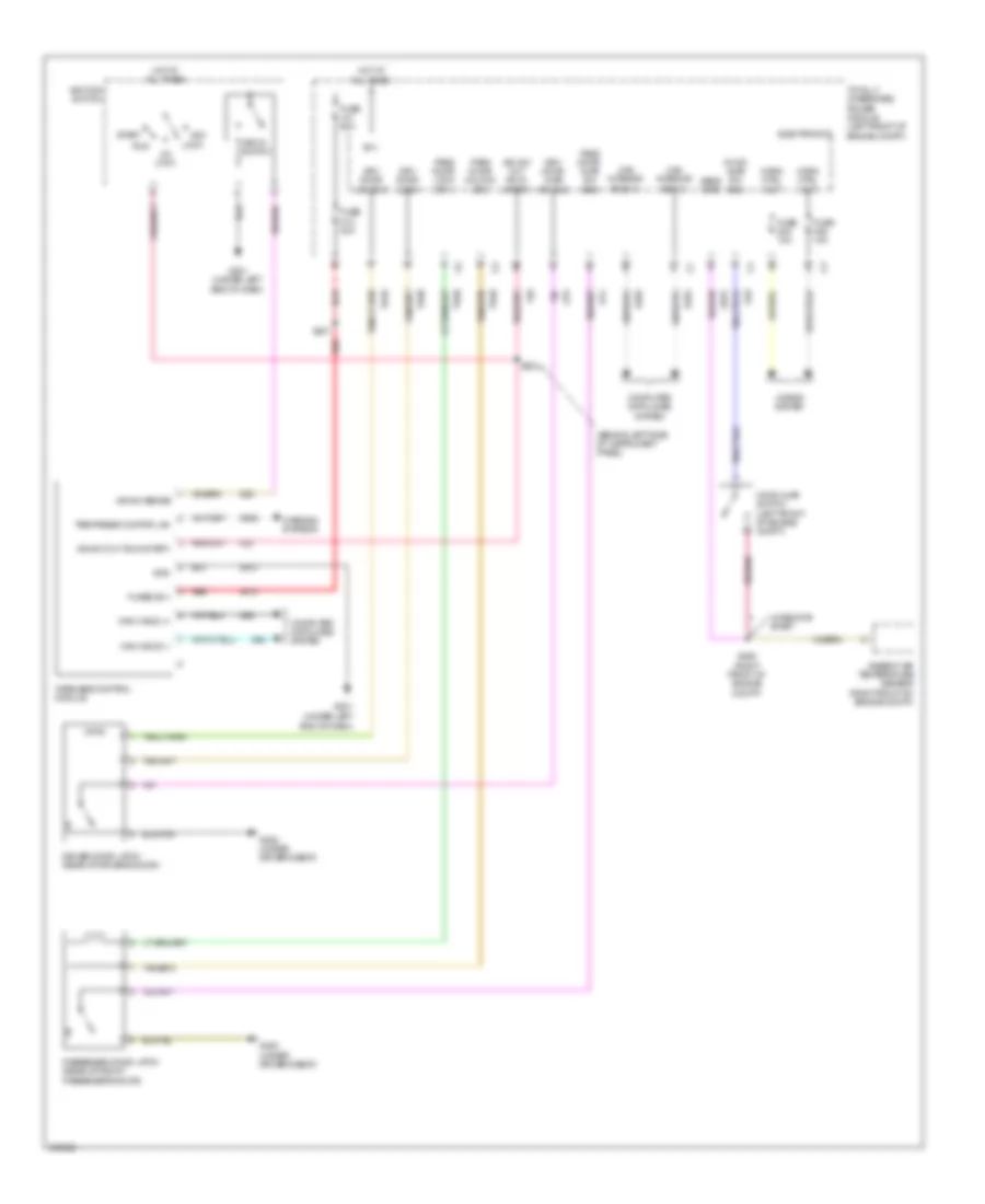 Anti theft Wiring Diagram 1 of 2 for Jeep Liberty Limited 2009