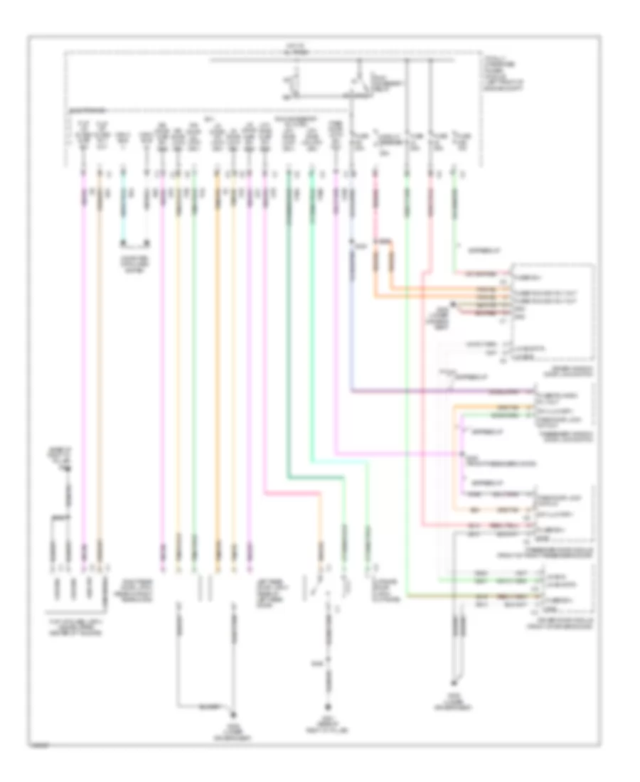 Anti-theft Wiring Diagram (2 of 2) for Jeep Liberty Limited 2009