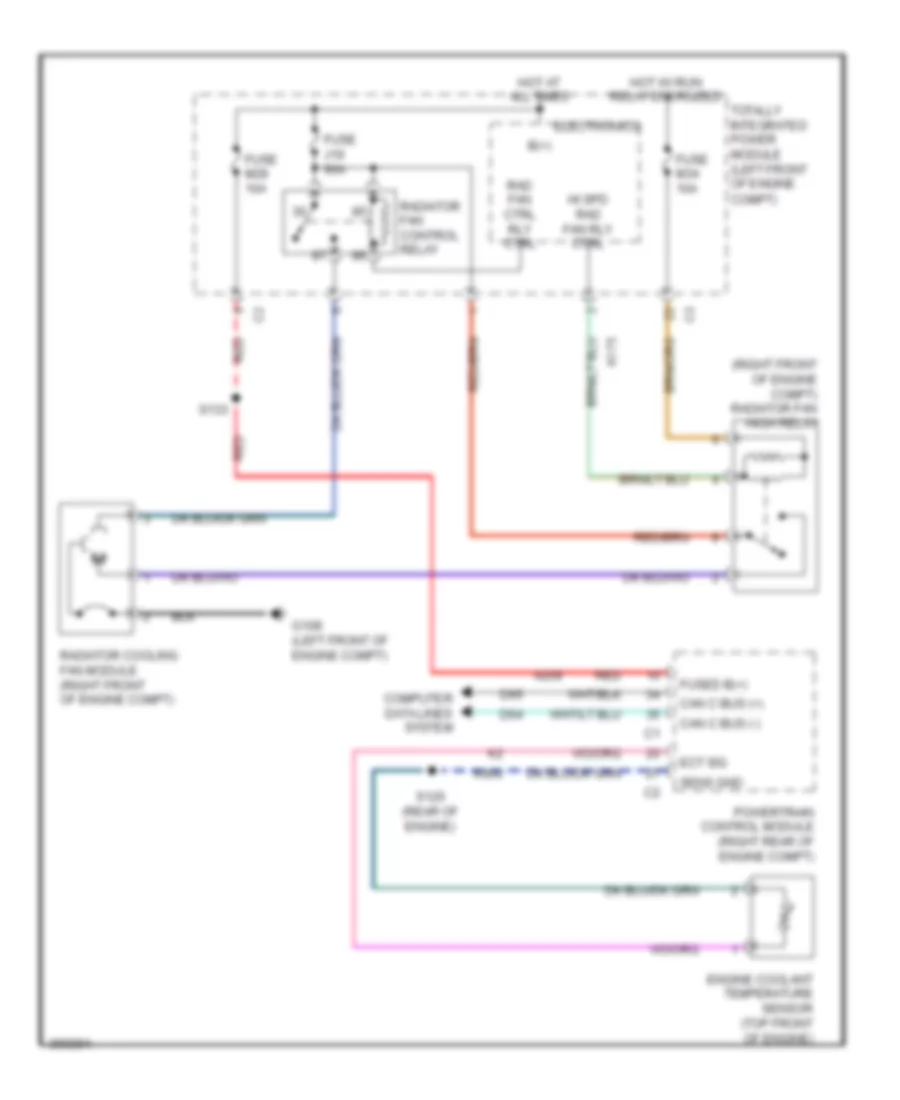 Cooling Fan Wiring Diagram for Jeep Liberty Limited 2009
