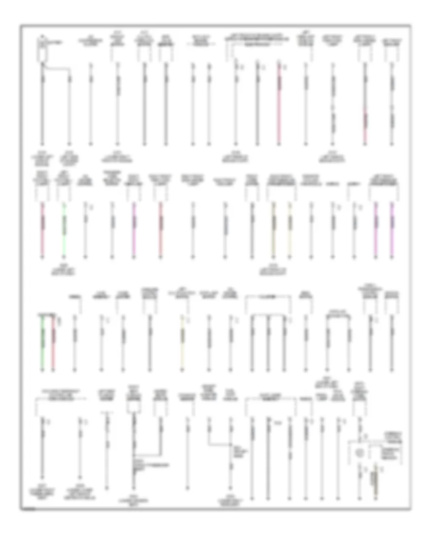Ground Distribution Wiring Diagram 1 of 2 for Jeep Liberty Limited 2009
