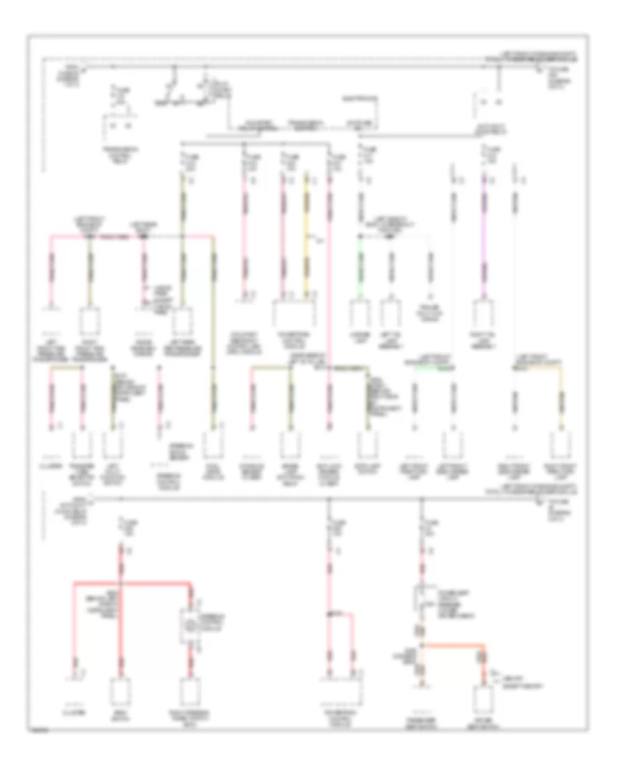 Power Distribution Wiring Diagram 2 of 3 for Jeep Liberty Limited 2009