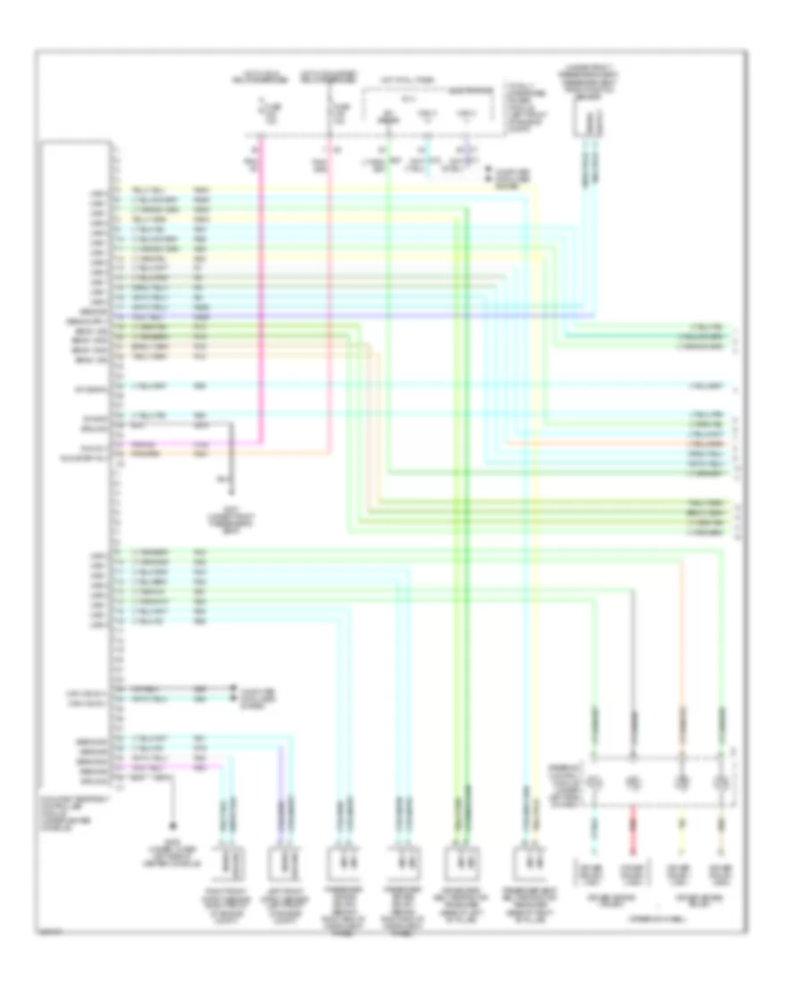 Supplemental Restraints Wiring Diagram 1 of 2 for Jeep Liberty Limited 2009