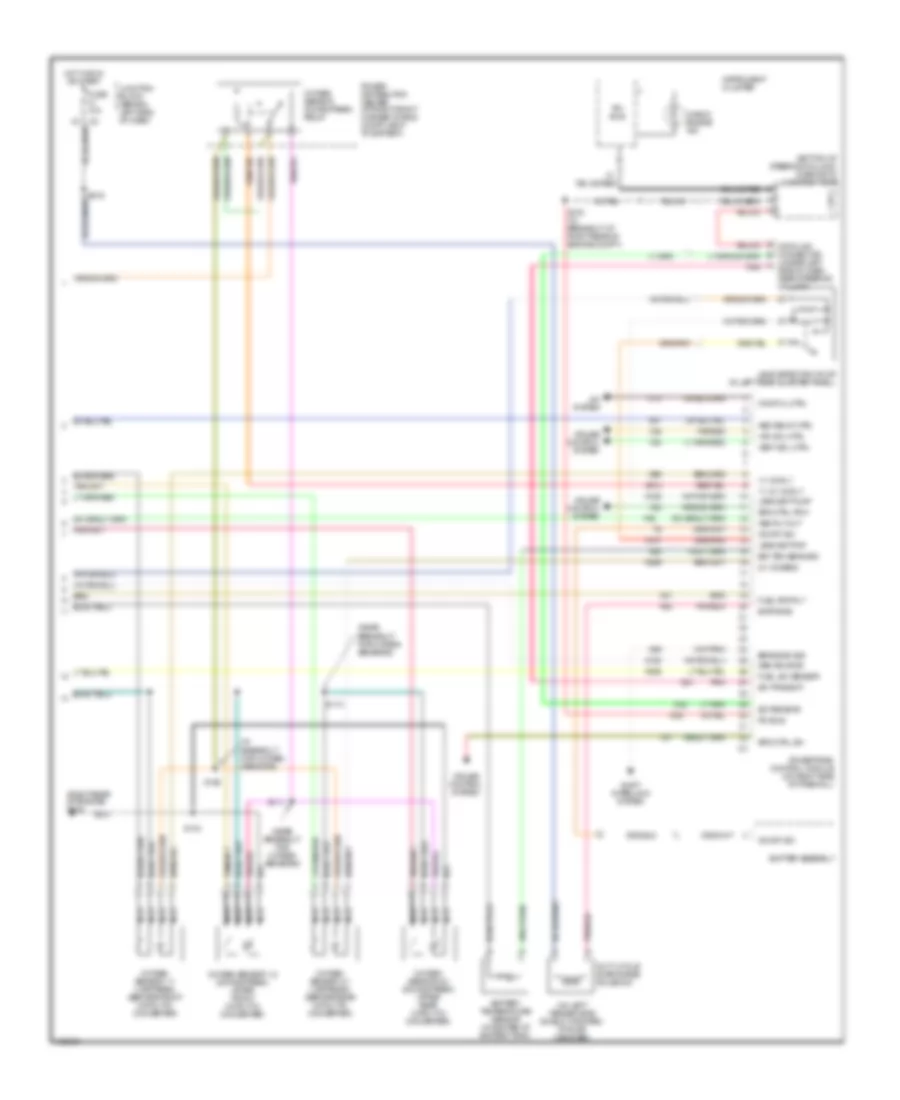 4.0L, Engine Performance Wiring Diagram (3 of 3) for Jeep Grand Cherokee Laredo 2003