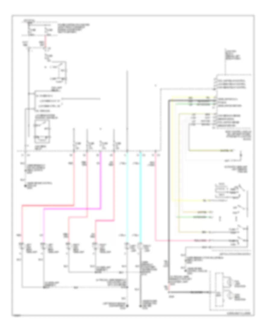 Headlights Wiring Diagram with DRL for Jeep Grand Cherokee Laredo 2003