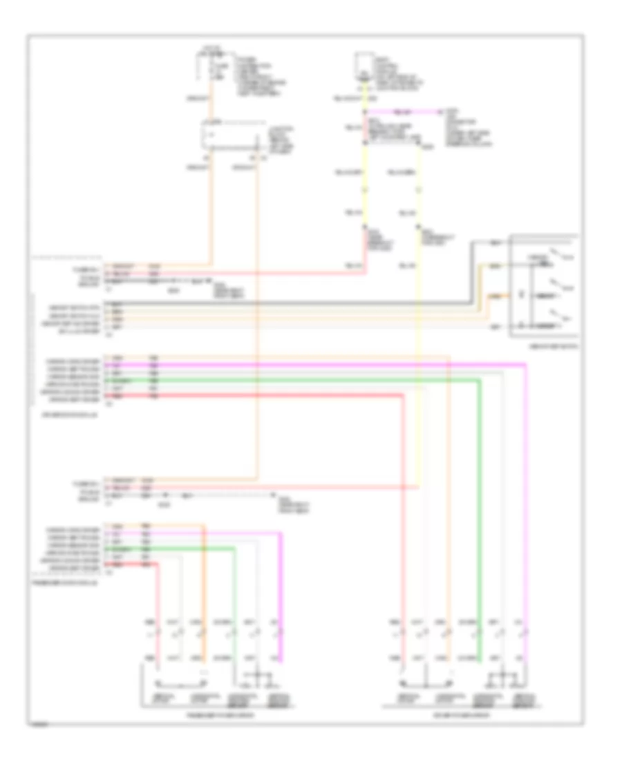 Memory Mirrors Wiring Diagram for Jeep Grand Cherokee Laredo 2003