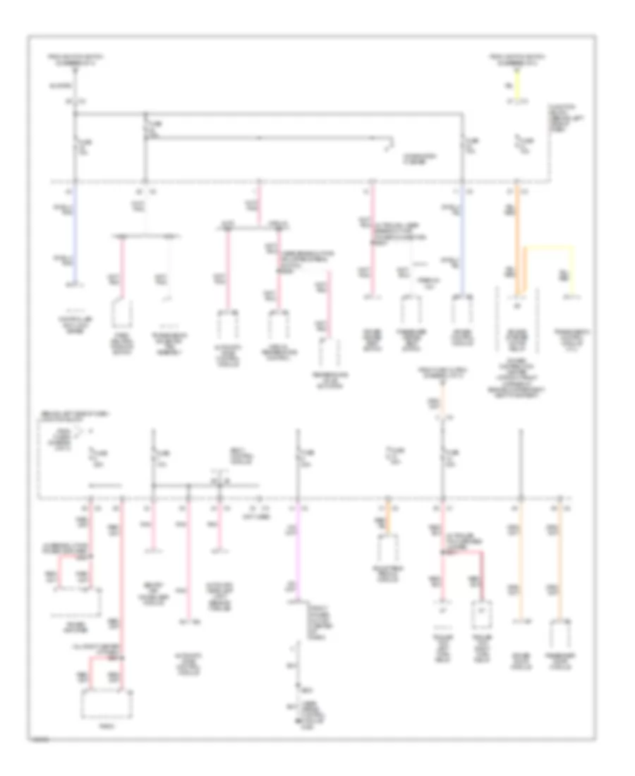 Power Distribution Wiring Diagram (3 of 3) for Jeep Grand Cherokee Laredo 2003