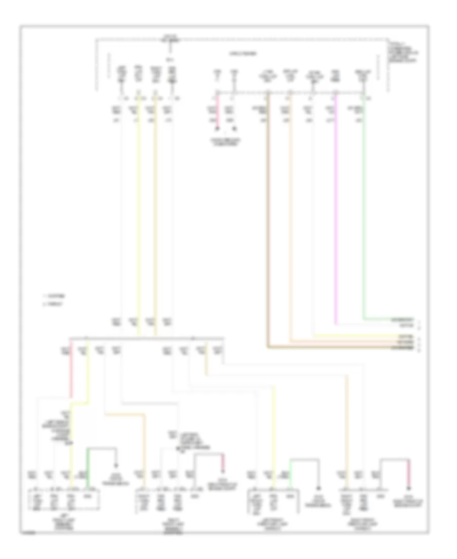 Exterior Lamps Wiring Diagram 1 of 2 for Jeep Compass Sport 2014