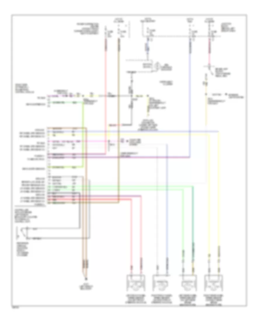 Anti lock Brakes Wiring Diagram for Jeep Grand Cherokee Limited 2003