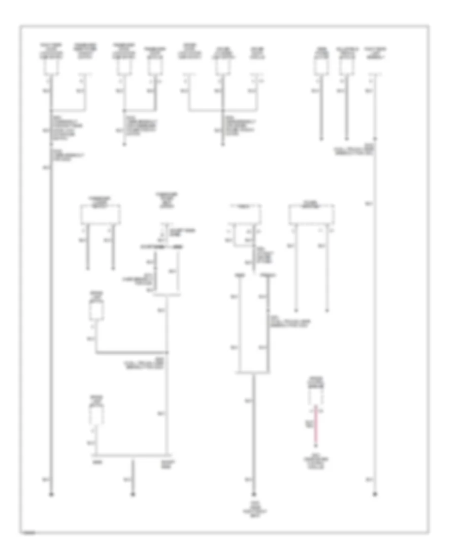 Ground Distribution Wiring Diagram 3 of 4 for Jeep Grand Cherokee Limited 2003