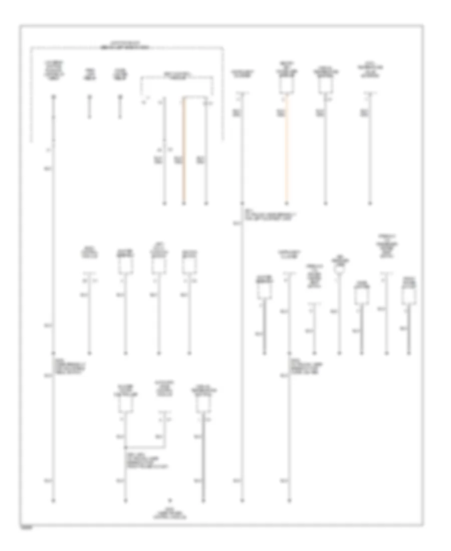 Ground Distribution Wiring Diagram 4 of 4 for Jeep Grand Cherokee Limited 2003