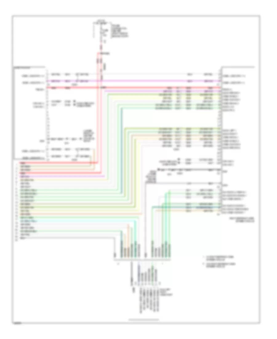 Navigation Wiring Diagram, Premium 2 (4 of 4) for Jeep Grand Cherokee Laredo 2014