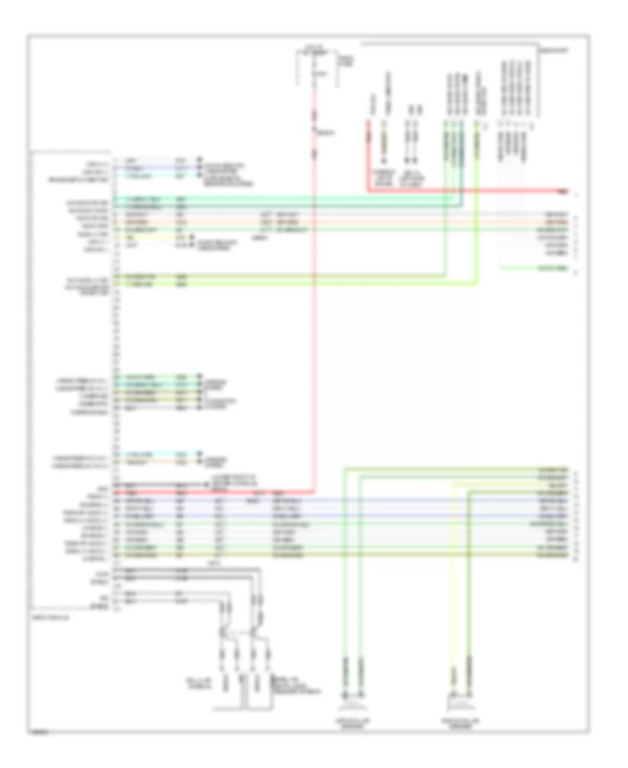 Navigation Wiring Diagram Premium 1 of 3 for Jeep Grand Cherokee Laredo 2014