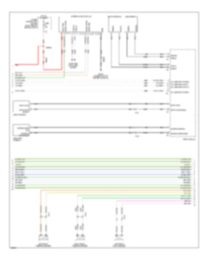 Navigation Wiring Diagram Premium 2 of 3 for Jeep Grand Cherokee Laredo 2014