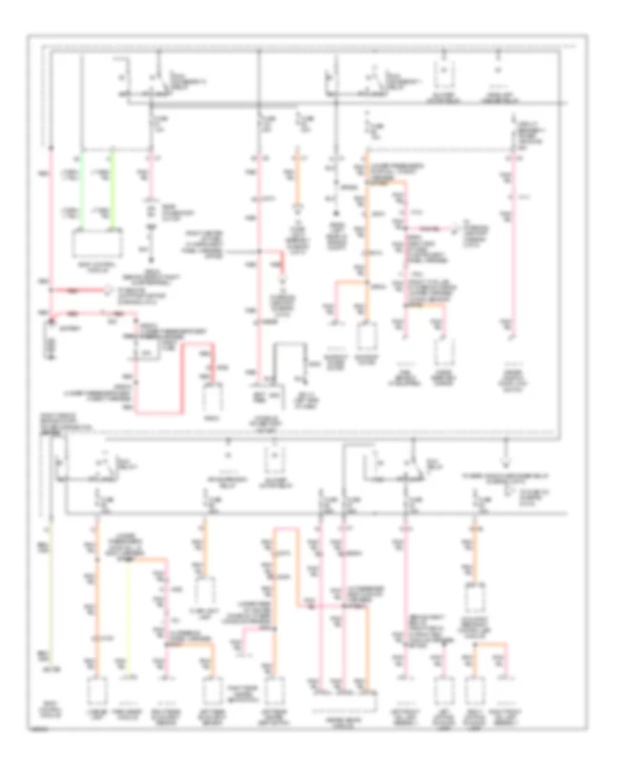 Power Distribution Wiring Diagram 1 of 5 for Jeep Grand Cherokee Laredo 2014