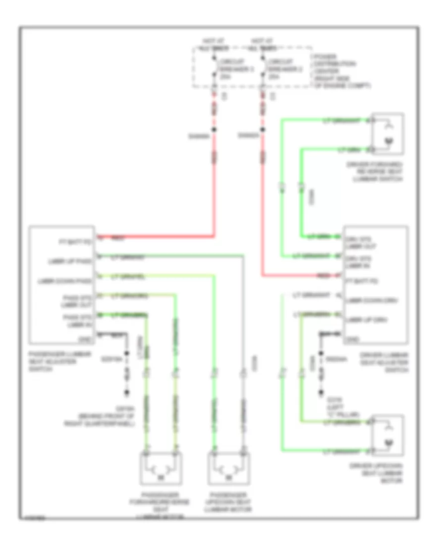 Lumbar Wiring Diagram for Jeep Grand Cherokee Laredo 2014