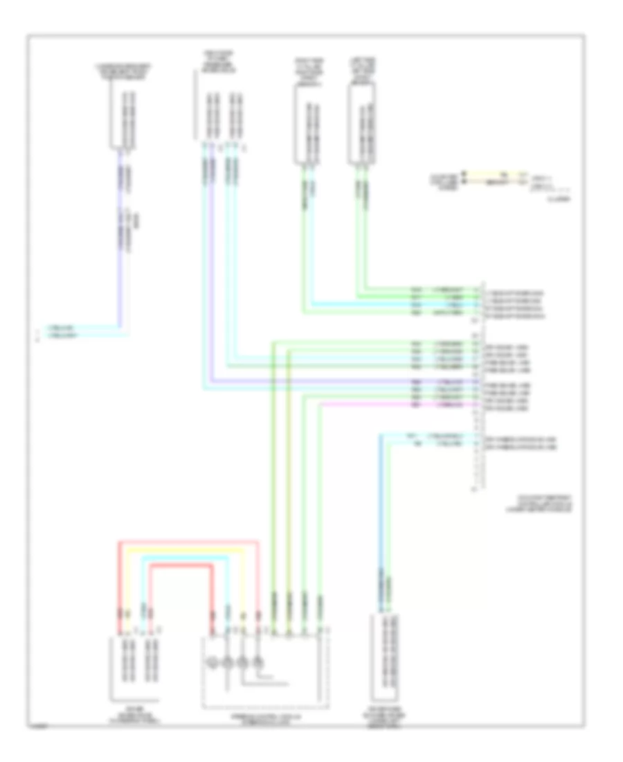 Supplemental Restraints Wiring Diagram (3 of 3) for Jeep Grand Cherokee Laredo 2014