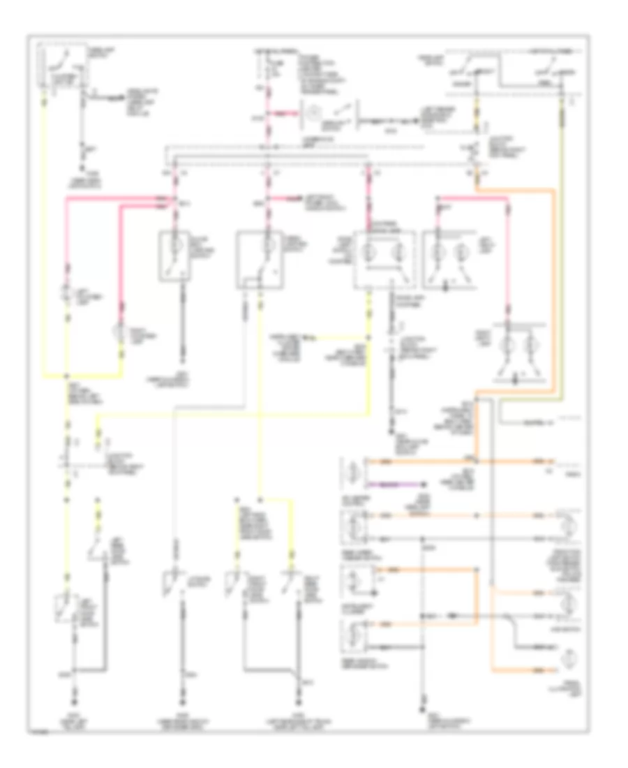 Interior Light Wiring Diagram for Jeep Cherokee Sport 1998