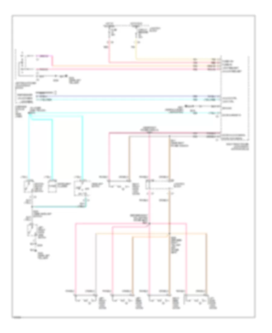 Power Door Lock Wiring Diagram for Jeep Cherokee Sport 1998