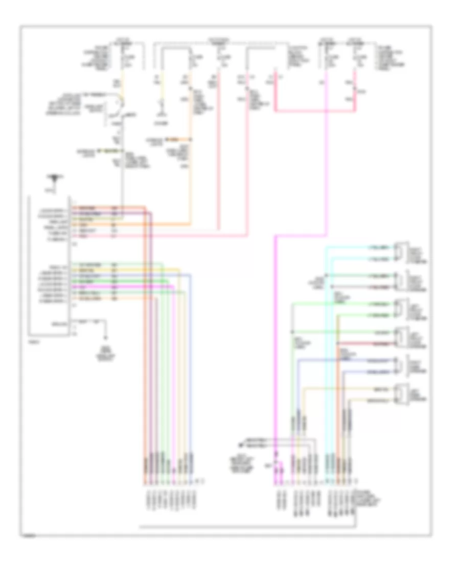 Radio Wiring Diagrams with Amplifier for Jeep Cherokee Sport 1998