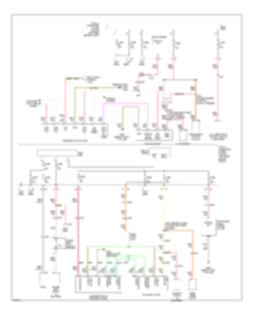 Power Distribution Wiring Diagram (2 of 3) for Jeep Compass Limited 2012